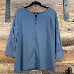 EUC - Banana Republic Factory - Women's Blouse - Blue - Large